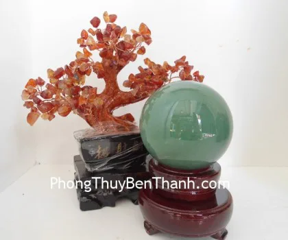 Quả cầu đá thạch anh tím FHM157-F2-7679