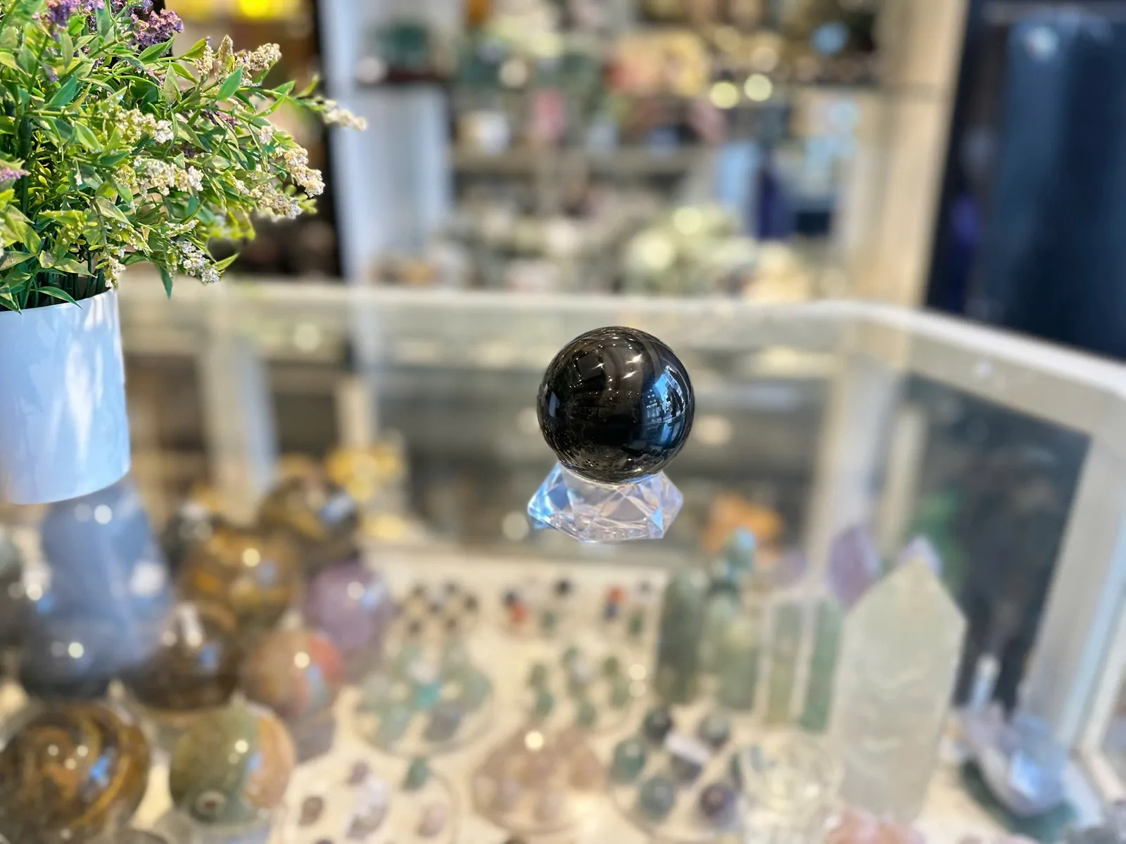 Quả cầu đá hắc ngà GM151-S3-2184